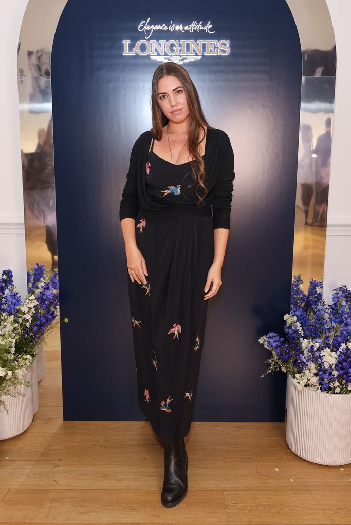 Amber Le Bon attends a party celebrating the Longines DolceVita collection and exhibition on November 29, 2023 in London, England. (Photo by Dave Benett/Getty Images for Longines)