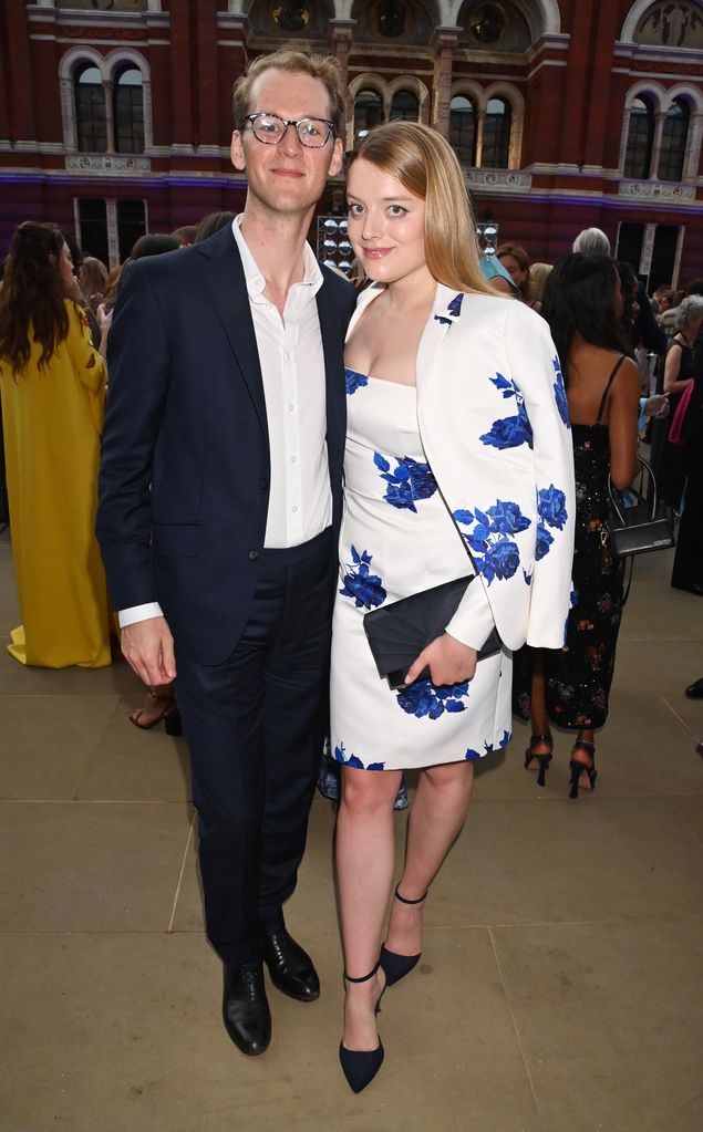 Flora Vesterberg and her husband Timothy at the V&A 2023 Summer Party