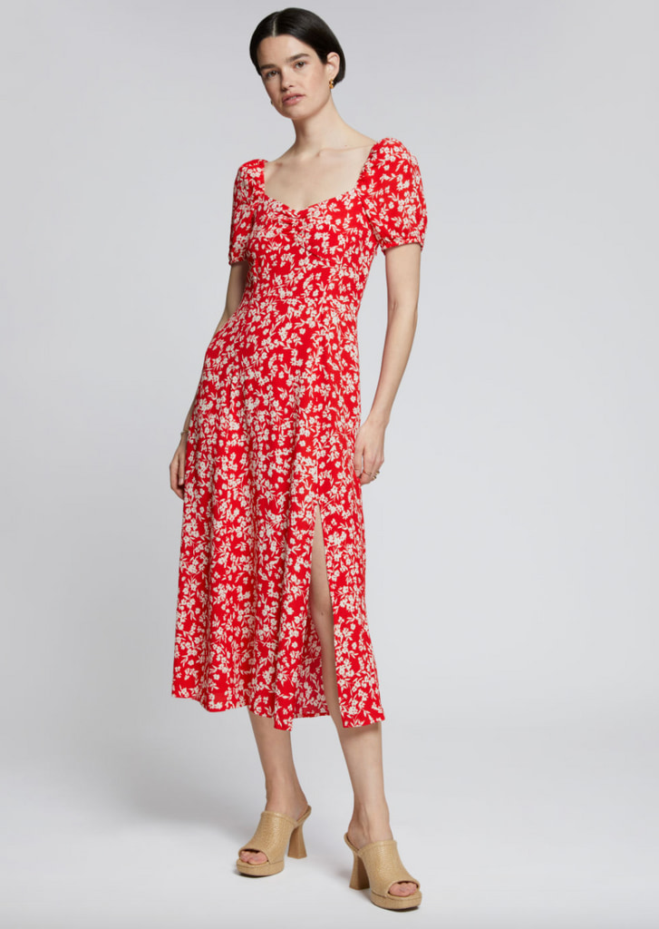 & Other Stories red floral dress
