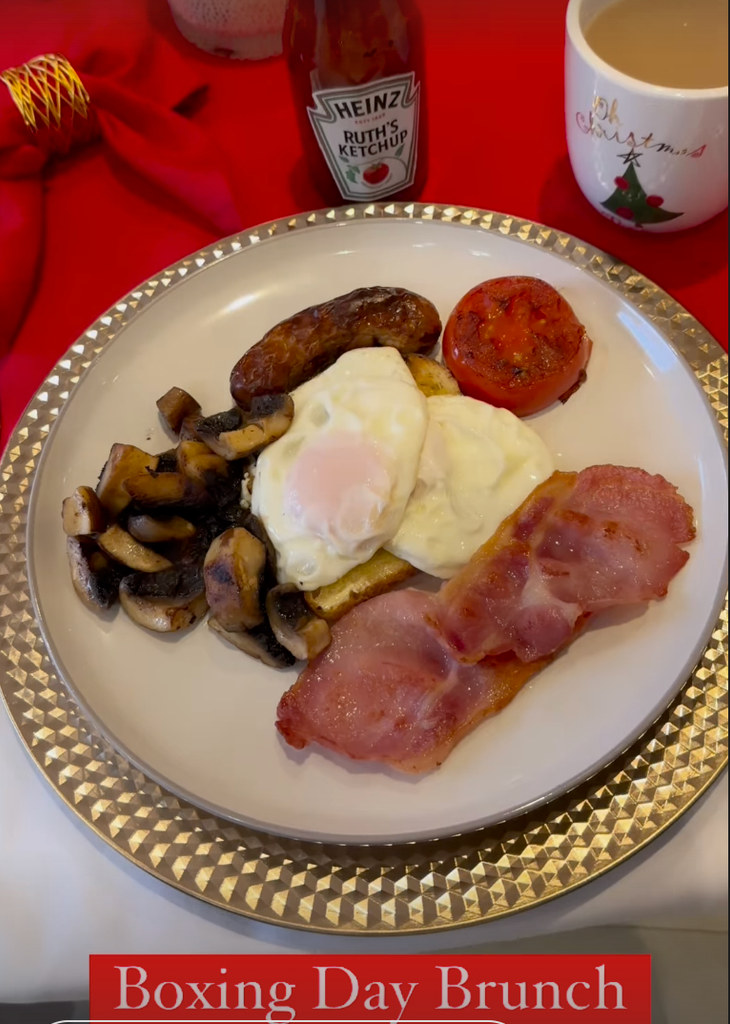 Ruth started her day with a delicious looking breakfast