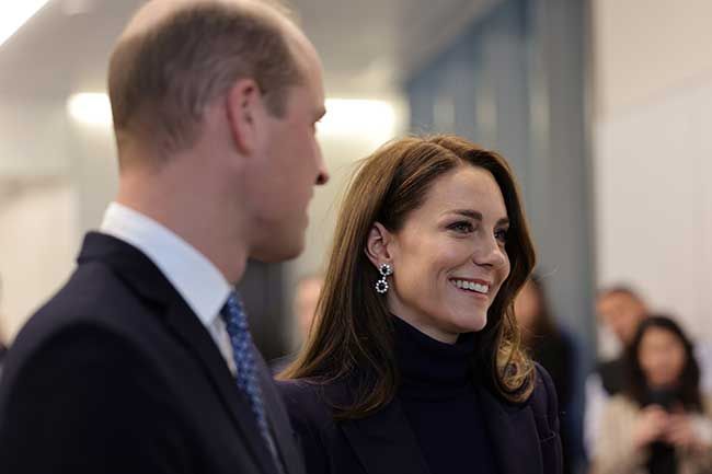 Kate and William arriving in Boston