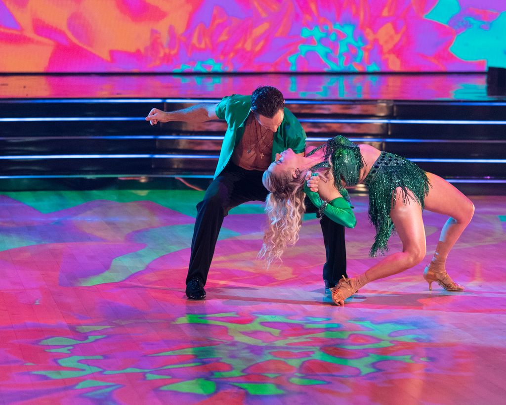 Ariana and Pasha perform during Latin week on Dancing with the Stars