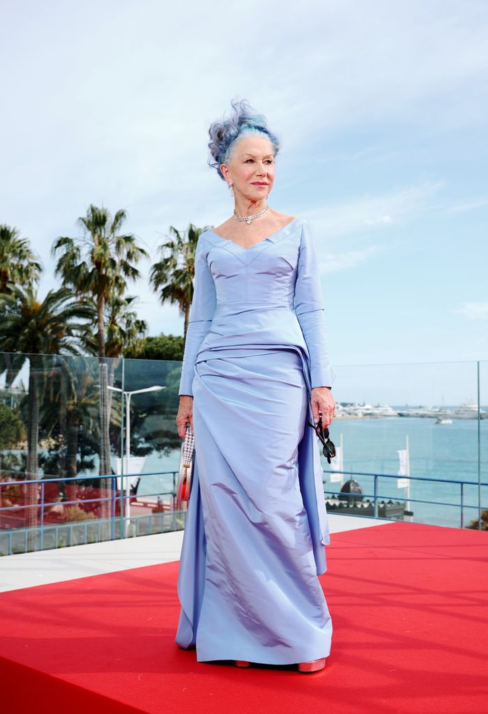 helen mirren joined the likes of Johnny Depp on the red carpet in France