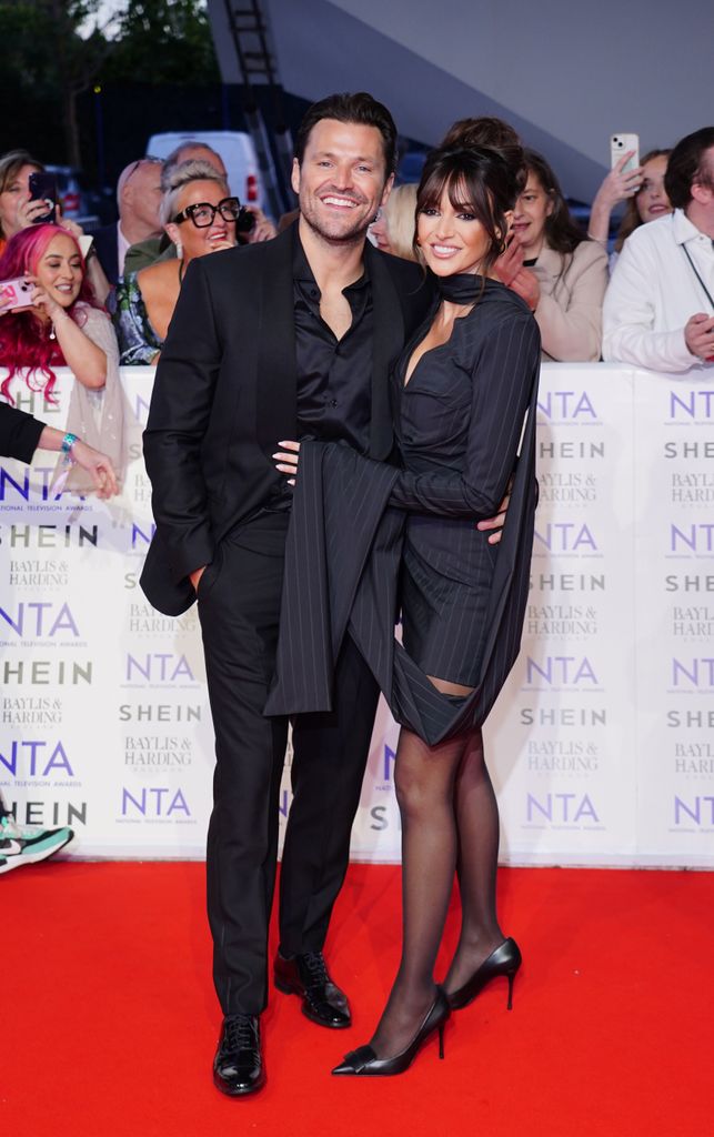 Mark Wright dan Michelle Keegan tiba di Penghargaan Televisi Nasional di O2 Arena