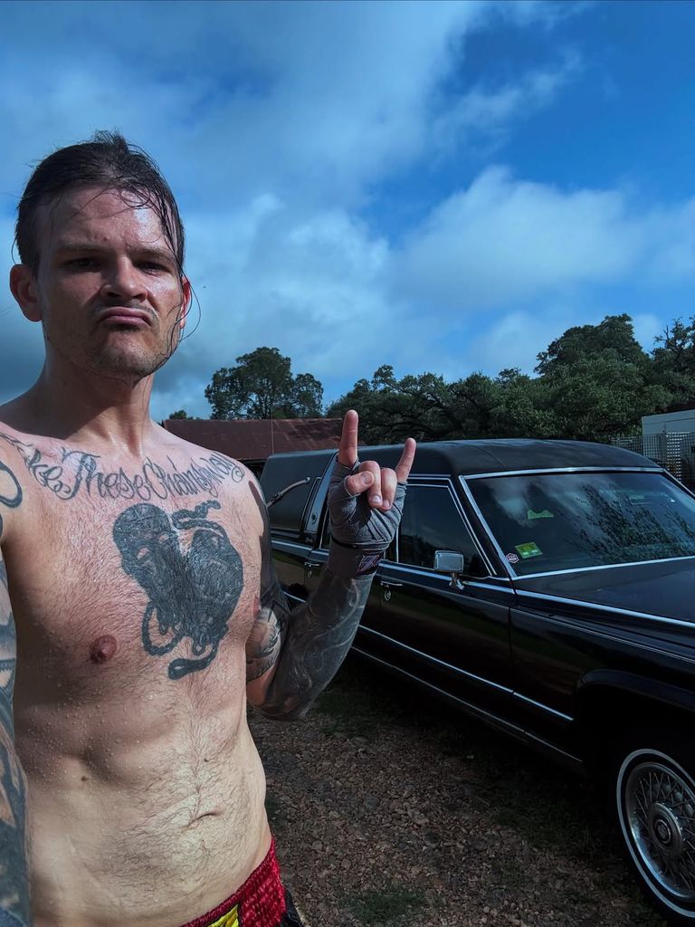 Kevin Bacon and Kyra Sedgwick's son displays ripped and tattooed