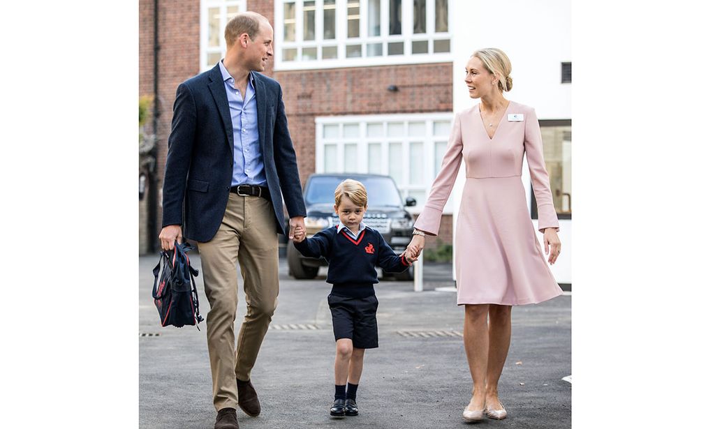 PRINCE GEORGE'S FIRST DAY AT SCHOOL