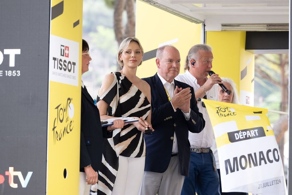 Princess Charlene sported a new hairstyle for the event