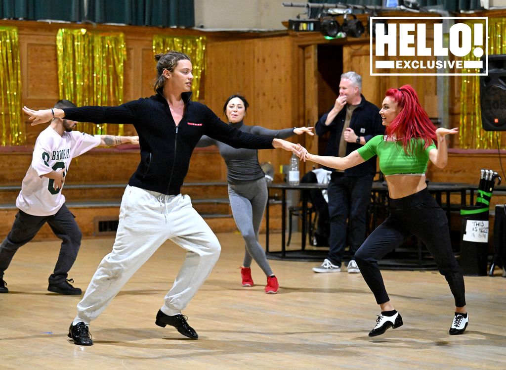 Strictly Come Dancing live tour rehearsals