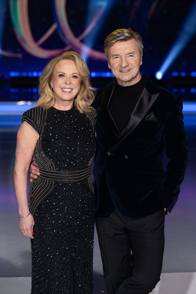 Jayne Torvill and Christopher Dean attend the "Dancing On Ice" photocall at Bovingdon Film Studios on January 10, 2024 in London, England 