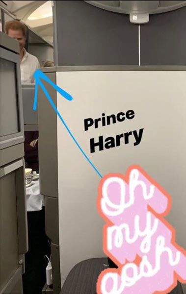 prince harry plane