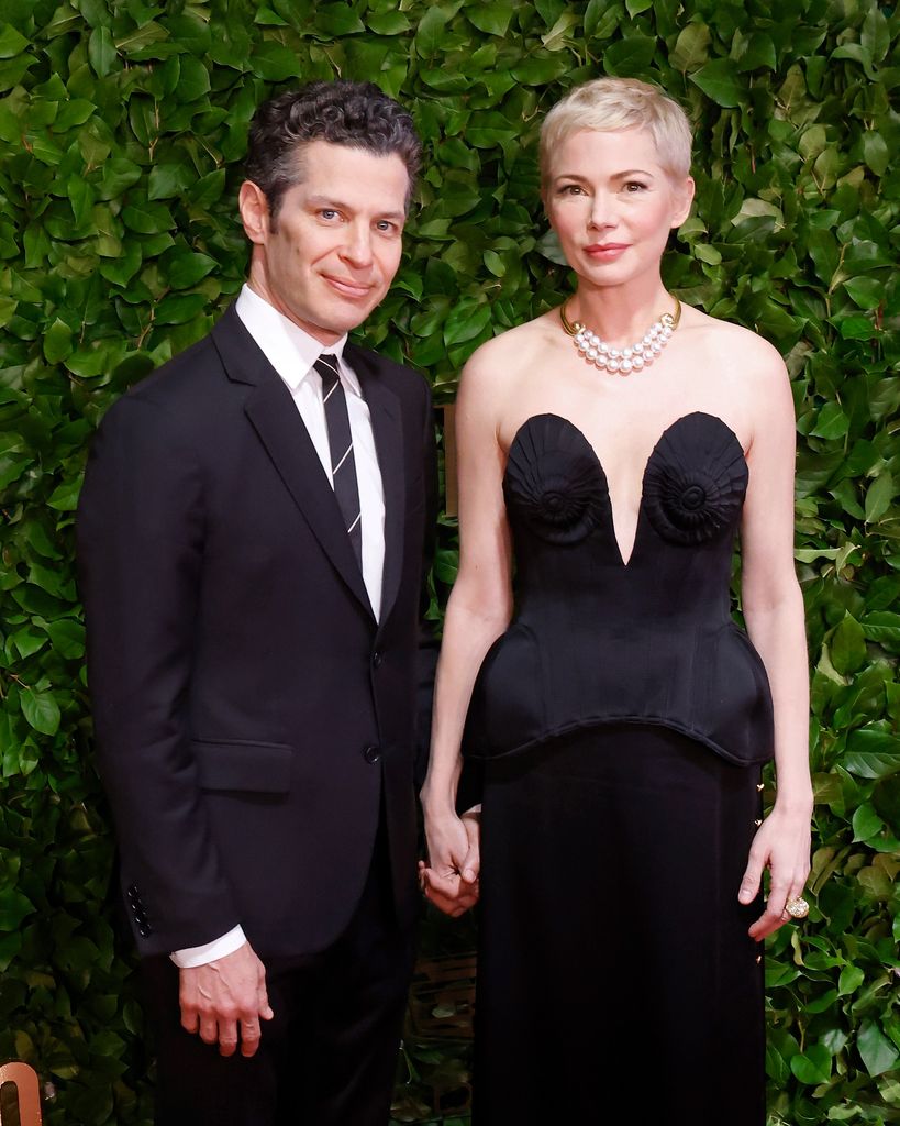 Thomas Kail and Michelle Williams attend the 2023 Gotham Awards at Cipriani Wall Street on November 27, 2023 in New York City