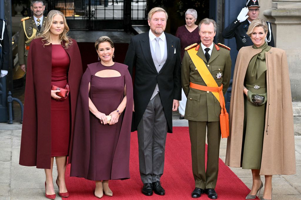 The Dutch royals at the ceremony