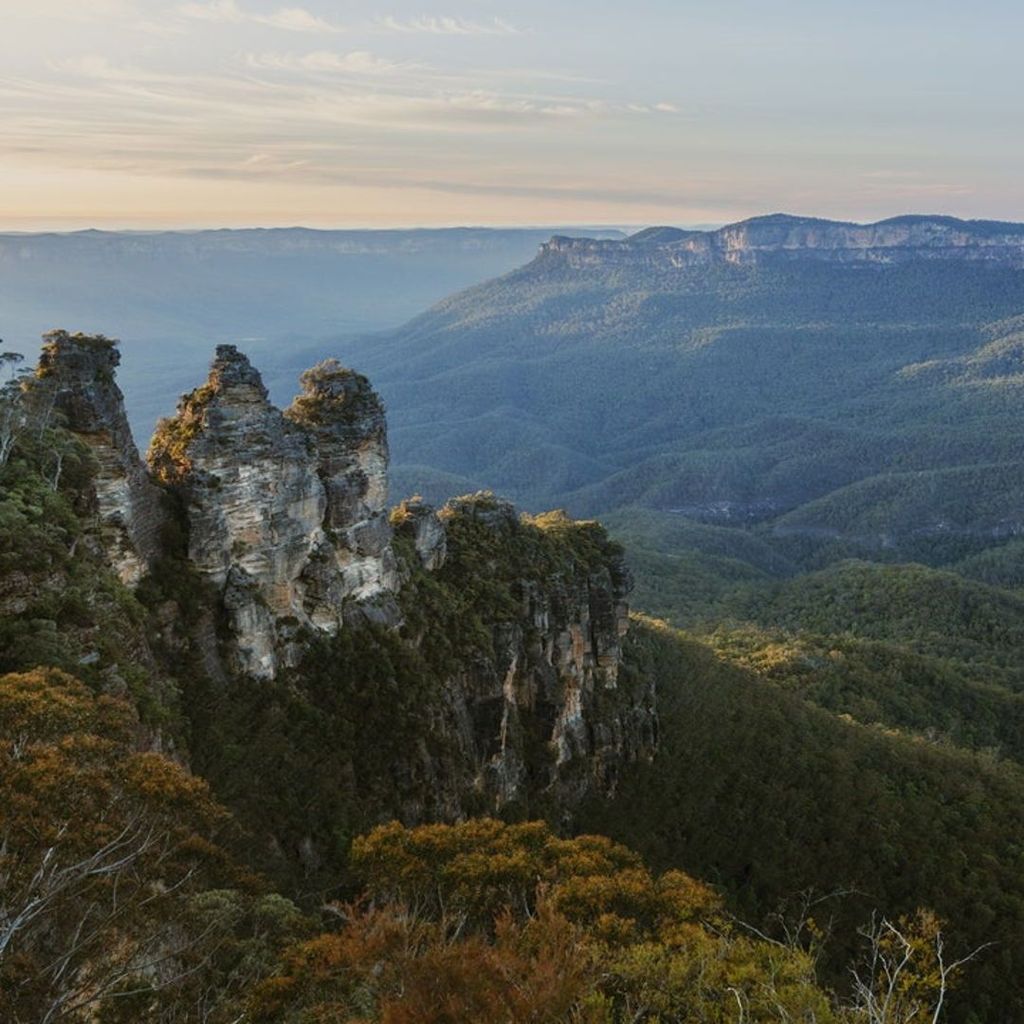 Ryan Gosling and his family enjoyed incredible views in The Blue Mountains