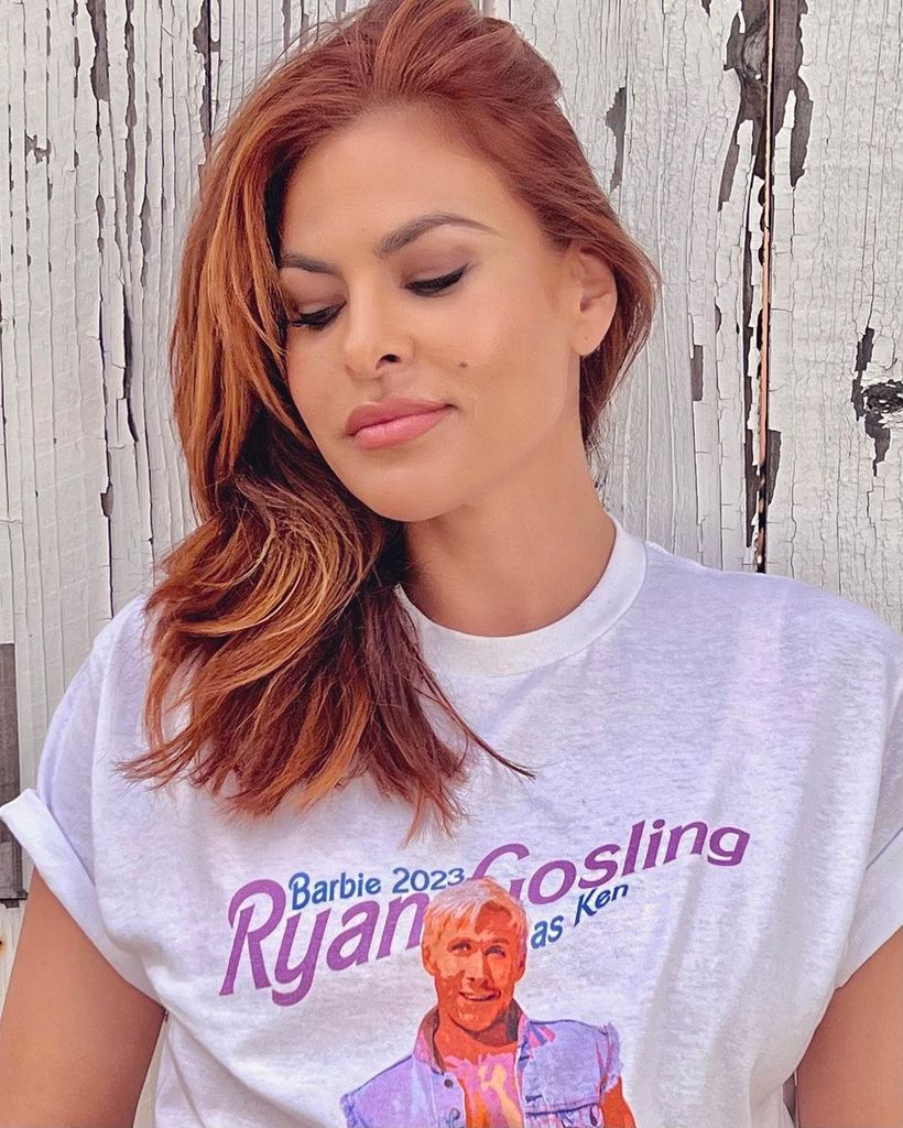 Eva Mendes lets her hair down dancing to Ryan Gosling’s latest movie ...