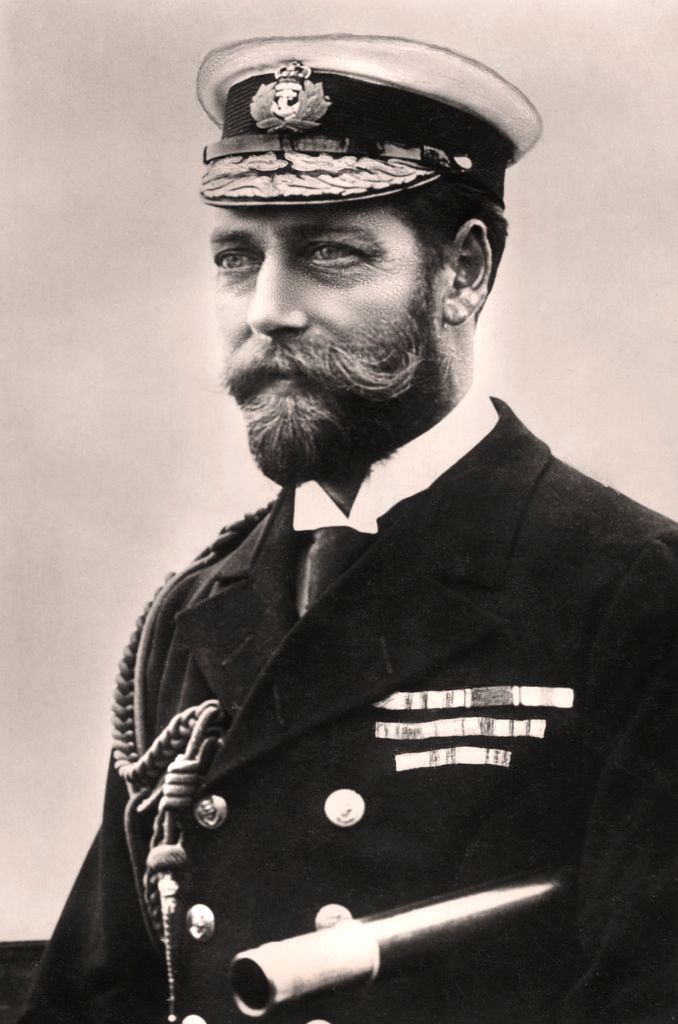 King George V in naval uniform