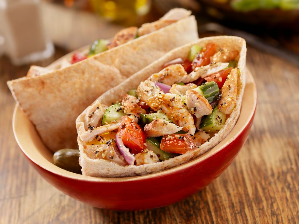 Pita Pocket with Grilled Chicken
