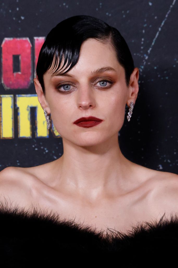 NEW YORK, NEW YORK - JULY 22: Emma Corrin attends the world premiere of "Deadpool & Wolverine" at Lincoln Center on July 22, 2024 in New York City. (Photo by Taylor Hill/WireImage)