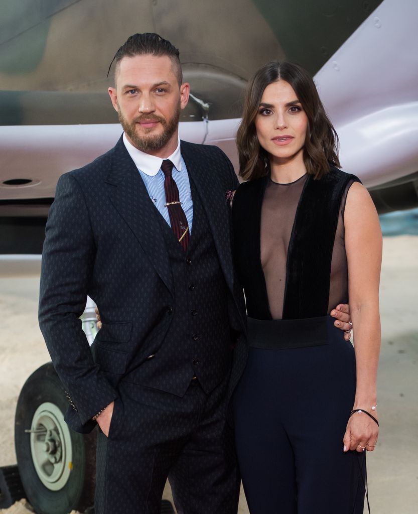Tom Hardy and Charlotte Riley arriving at the Dunkirk World Premiere at Odeon Leicester Square