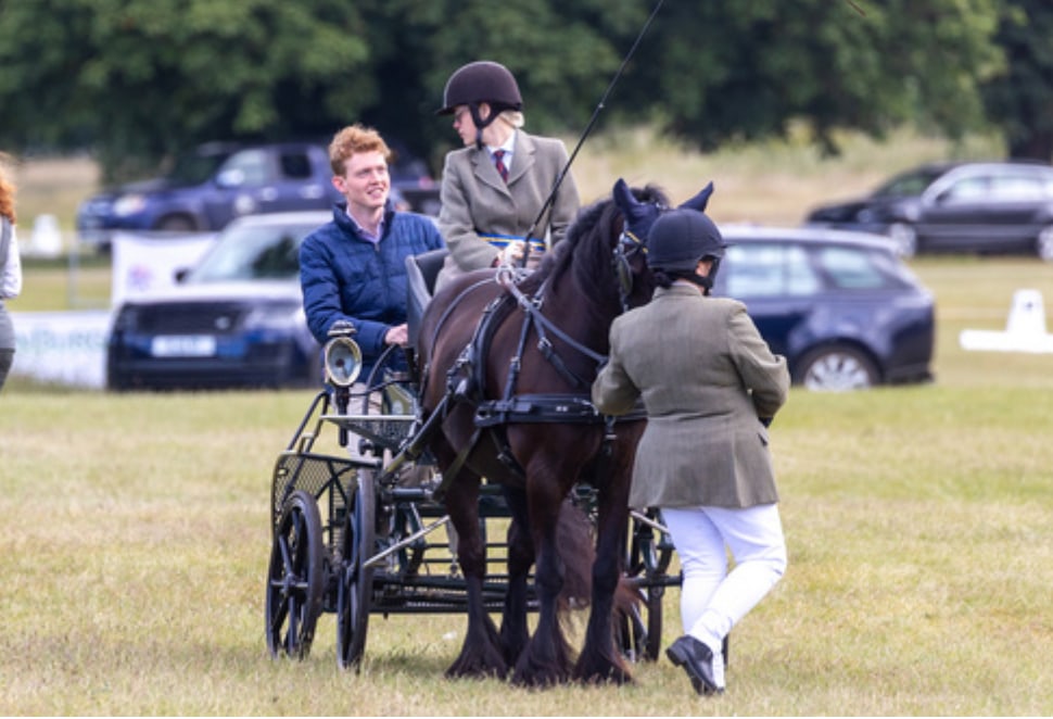 Lady Louise Windsor and Felix da Silva-Clamp carriage driving