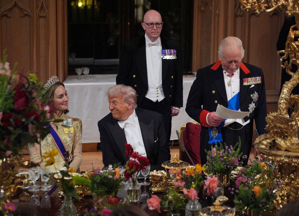 The Princess of Wales sat next to President Donald Trump in September 2025