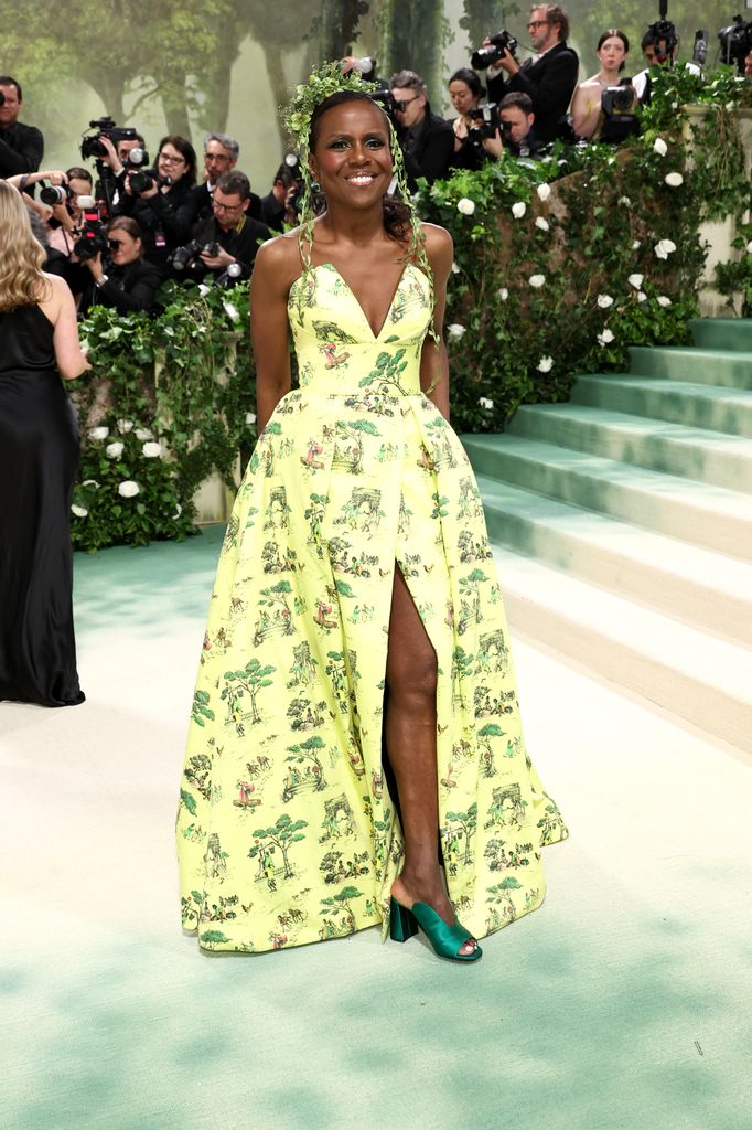 Deborah Roberts attends The 2024 Met Gala Celebrating "Sleeping Beauties: Reawakening Fashion" at The Metropolitan Museum of Art on May 06, 2024 in New York City