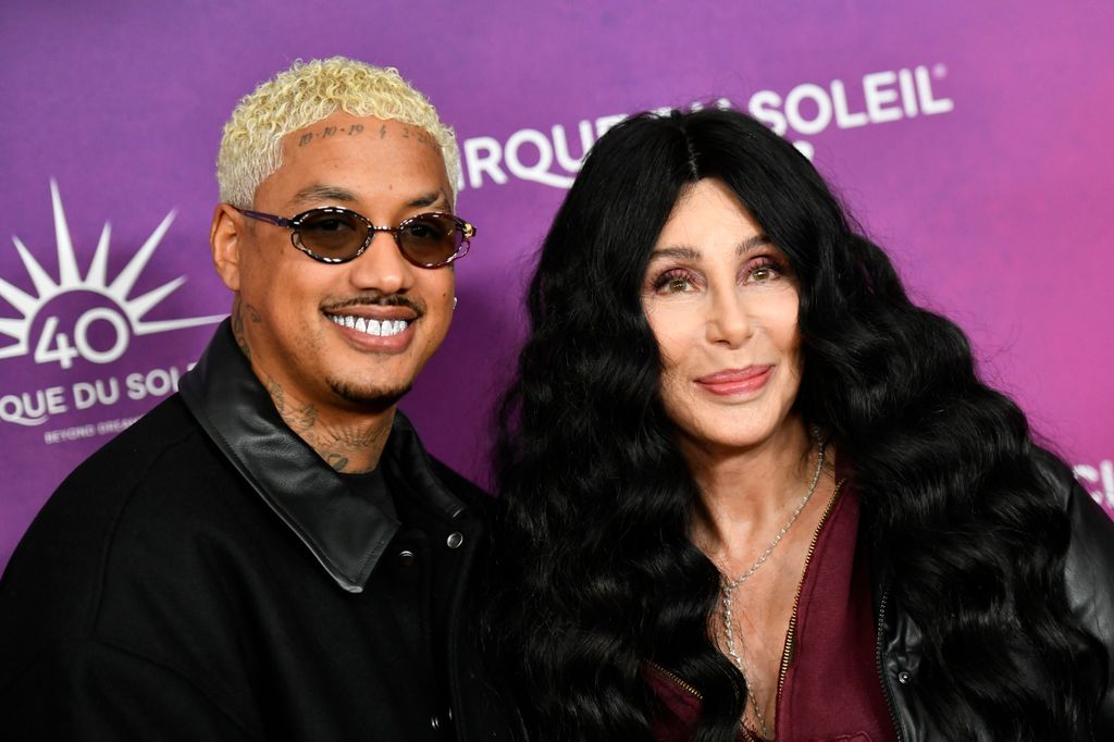 Alexander Edwards and Cher smiling