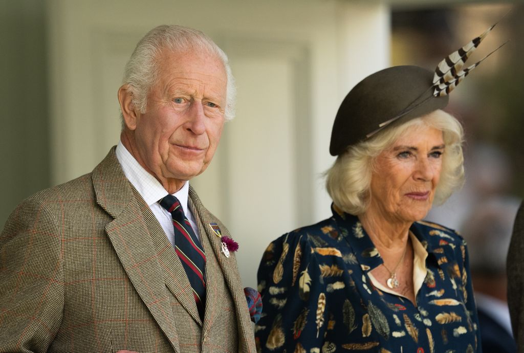 King Charles and Queen Camilla attend The Braemar Gathering 2024 