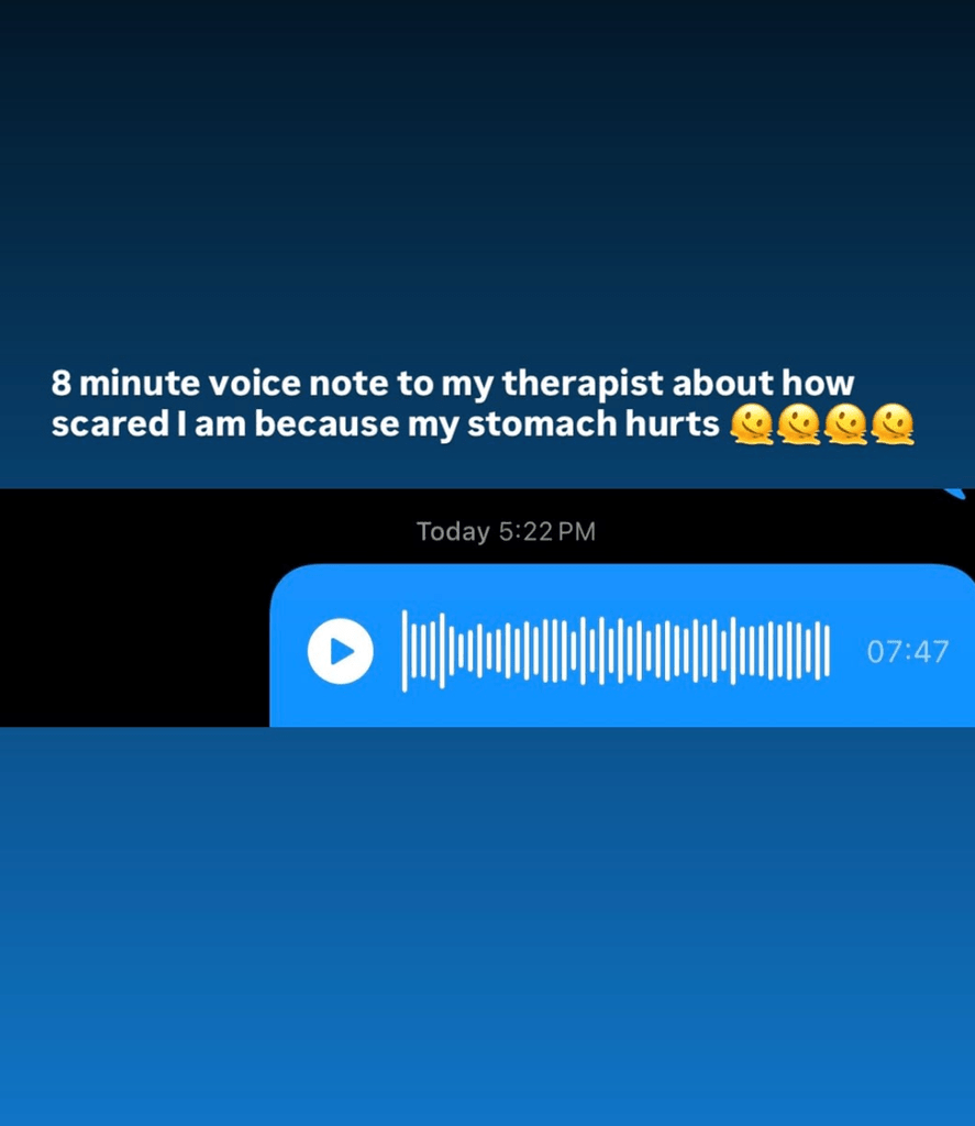 Lola posted a message on her Instagram stories