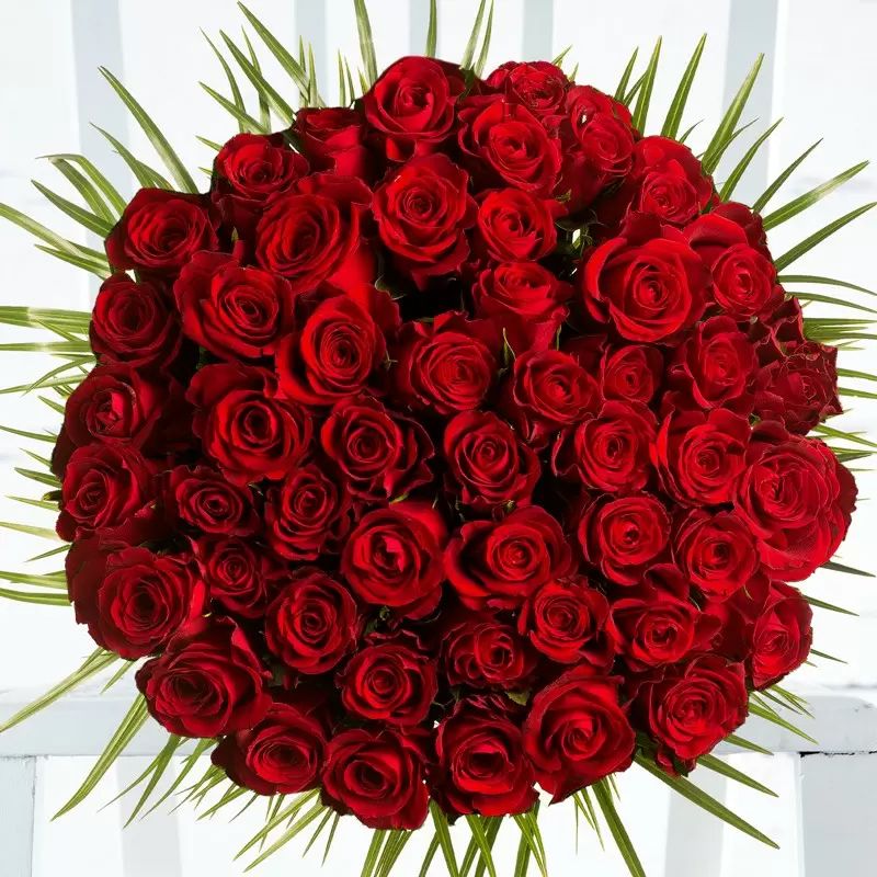 50 Luxury Red Roses by Appleyard London