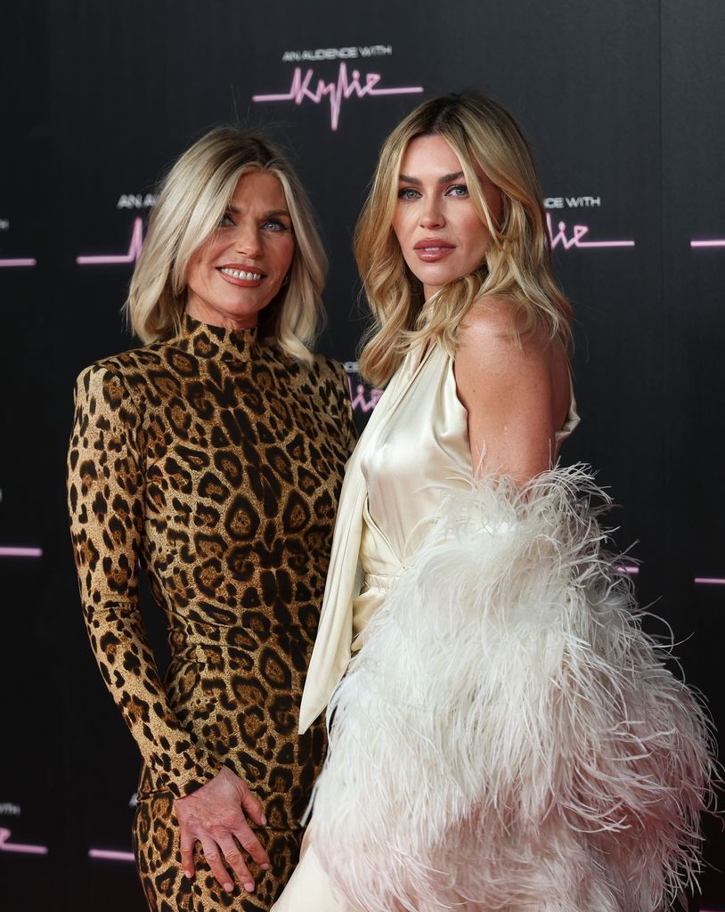 Abbey Clancy with her mother Karen 