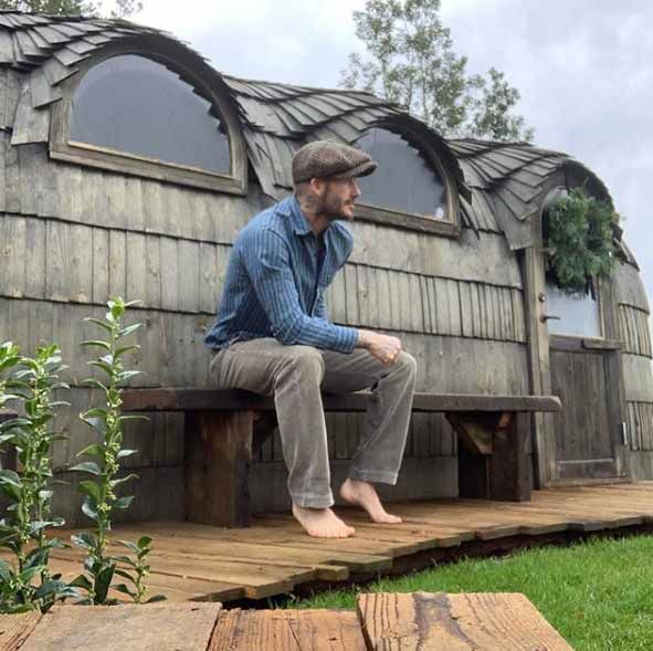 The Beckhams Cotswolds house sauna