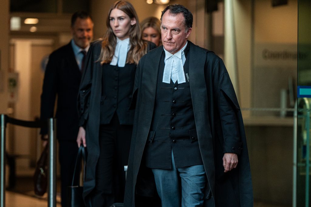 Erin Patterson's Barrister Colin Mandy SC departs Latrobe Valley Law courts 