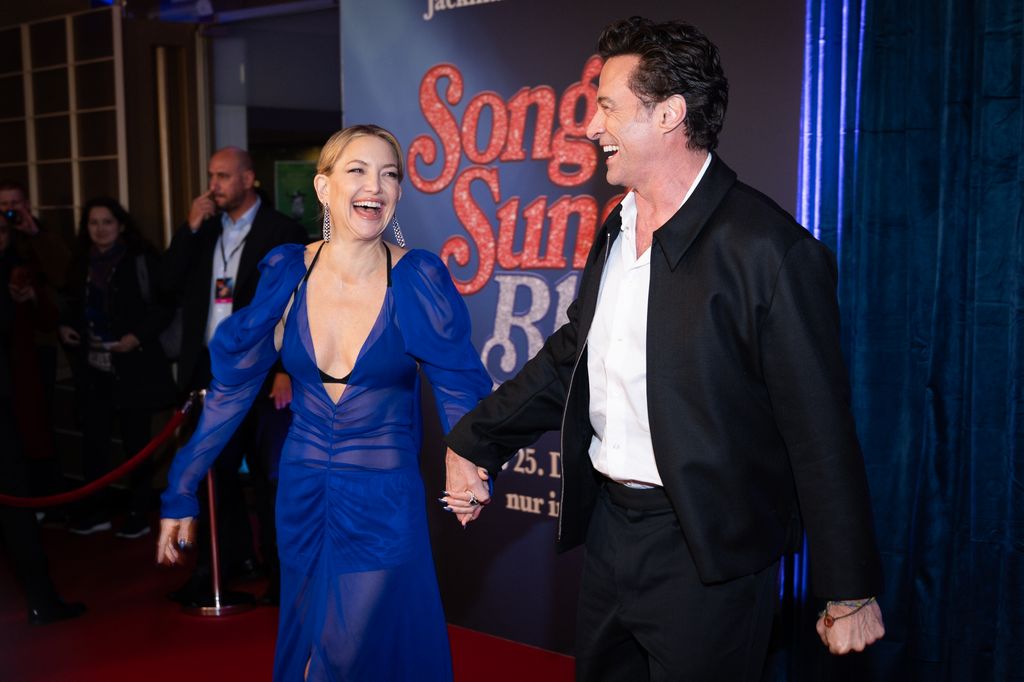 Hugh and Kate looked happy and relaxed on the red carpet