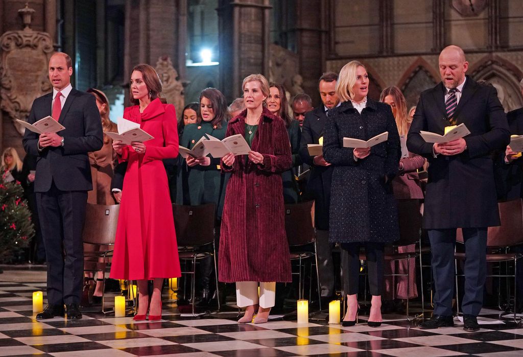 Royals at Kate Middleton's christmas carol concert 2021
