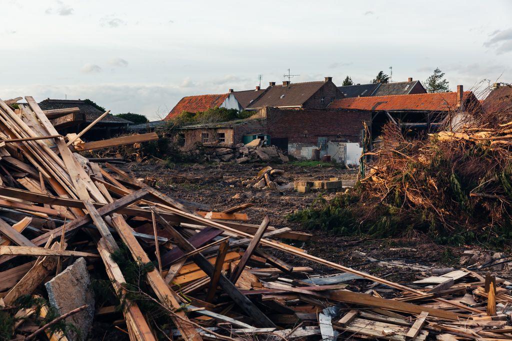 The town has been largely demolished, with plans to build the Hambach surface mine set for 2029