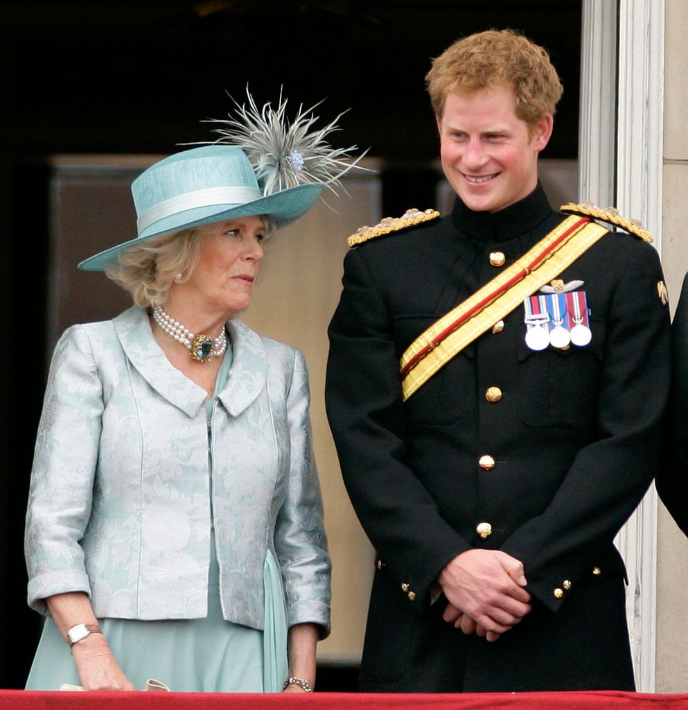 Harry and Camilla at Trooping the Colour 2012