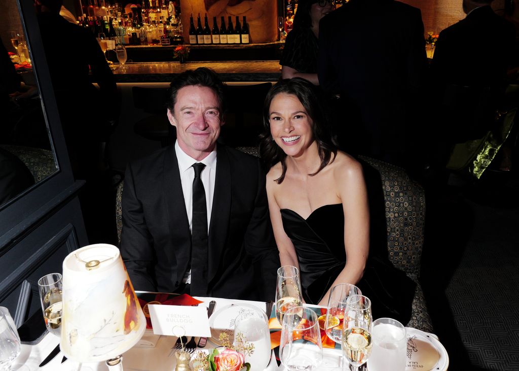 The pair enjoyed a cozy dinner at the gala