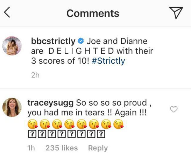 joe sugg strictly come dancing crying