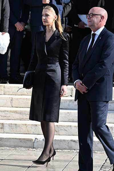 Lady Gabriella Windsor at King Constantines funeral