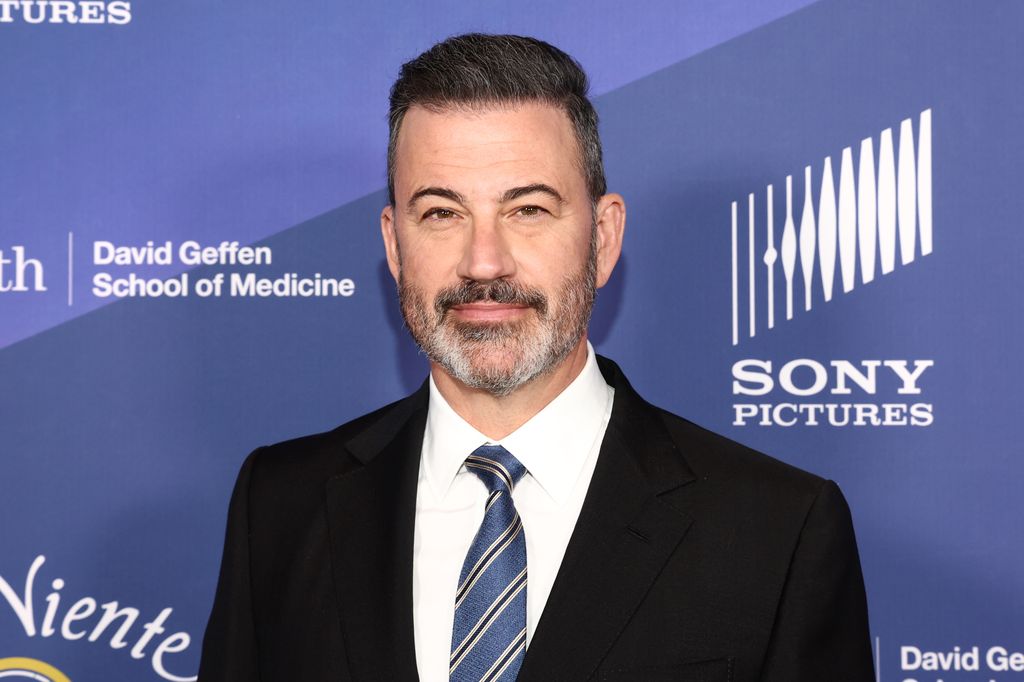 photo of jimmy kimmel in dark suit and white shirt