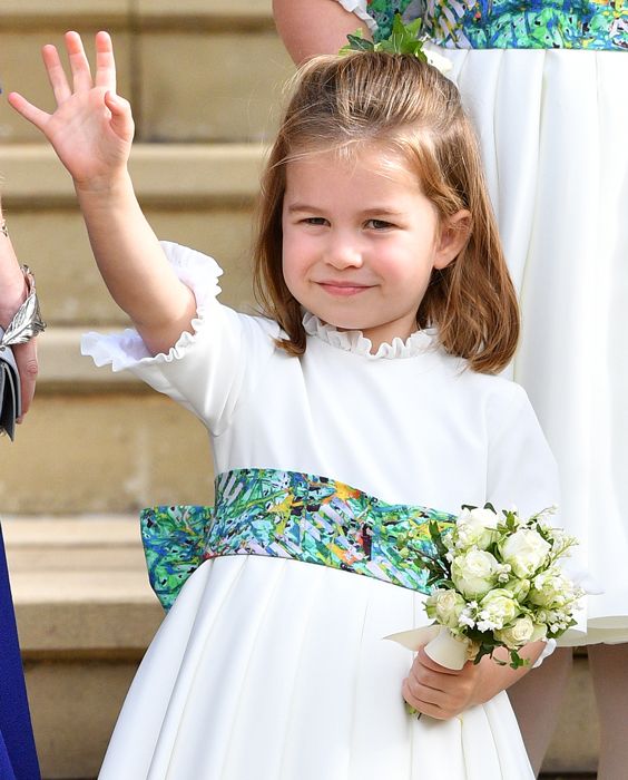 princess charlotte waving