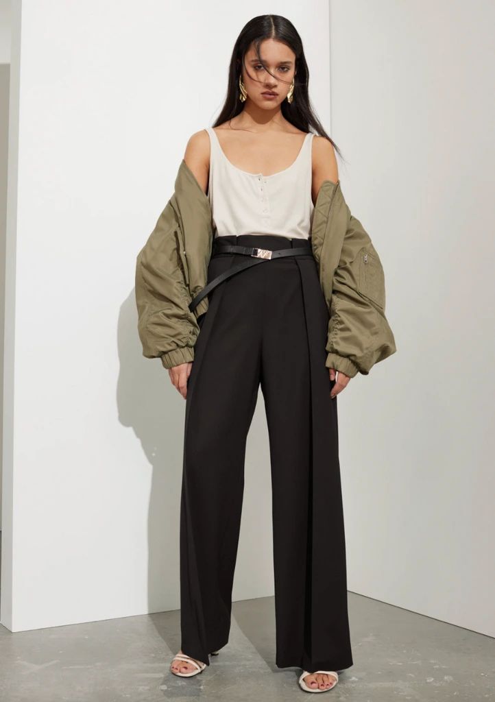 & Other Stories Wide-Leg Trousers