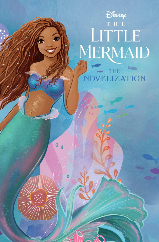 the little mermaid novelization with halle bailey cover