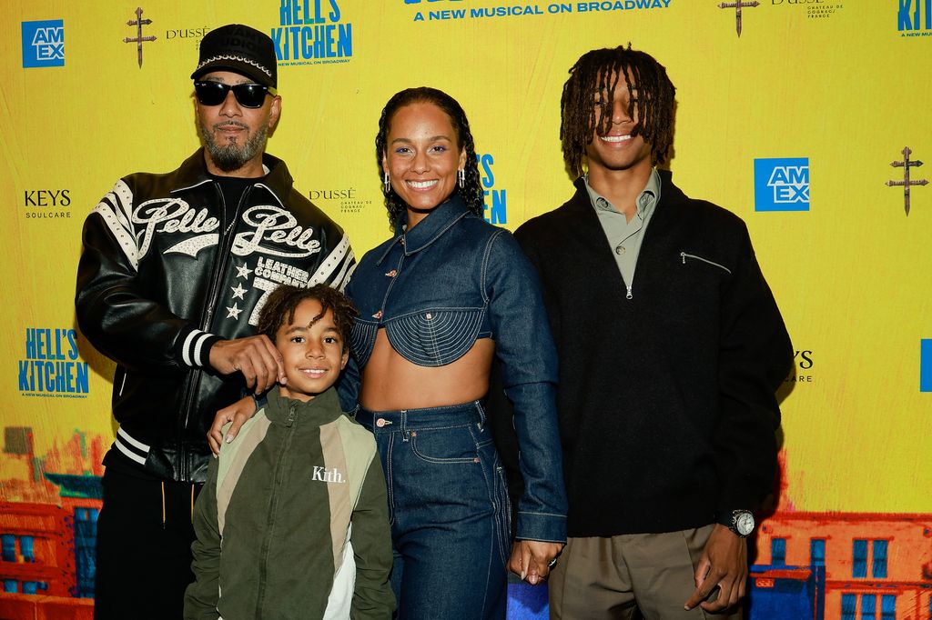 Swizz Beatz, Egypte Daoud, Alicia Keys et Genesis Ali au "Hell's Kitchen" Soirée d'ouverture de Broadway