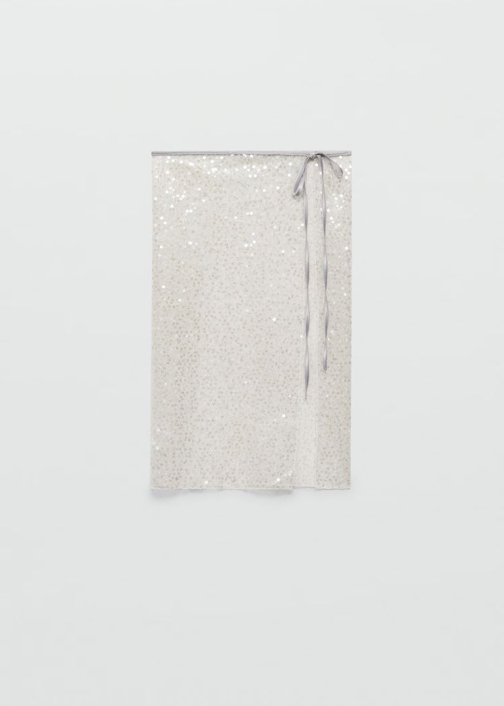 white Sequin Pareo