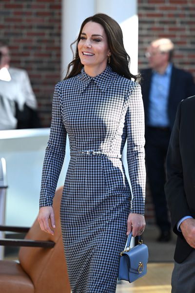Kate Middleton looks gorgeous in fitted waist-cinching dress at Harvard ...