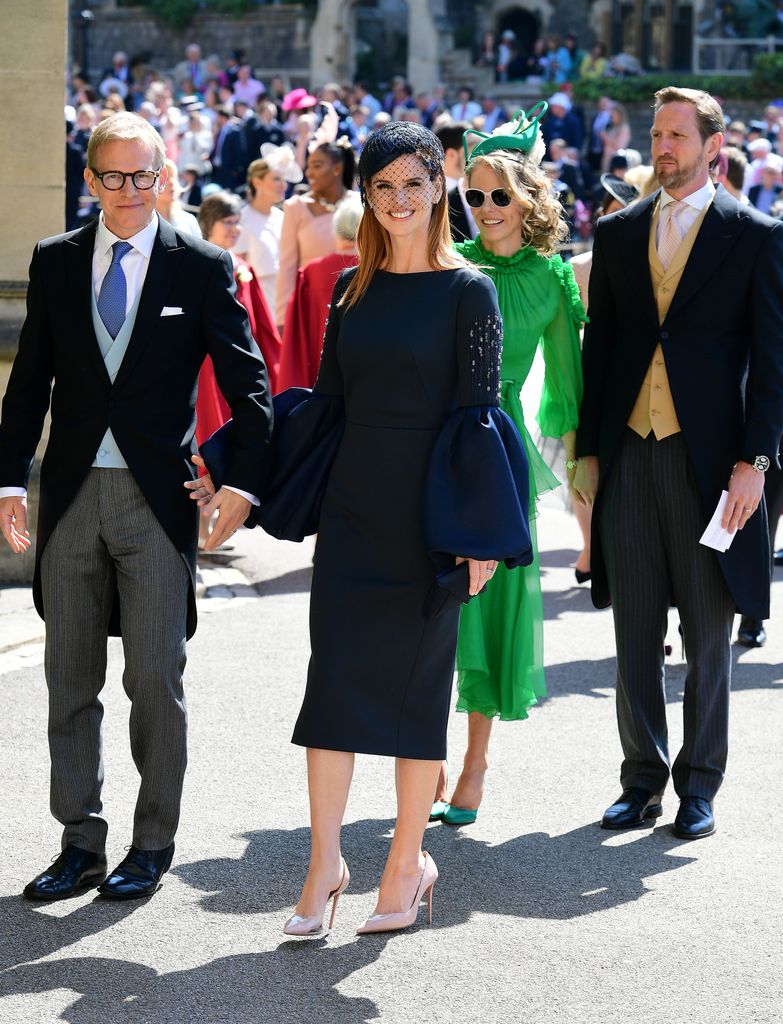 Sarah Rafferty at royal wedding