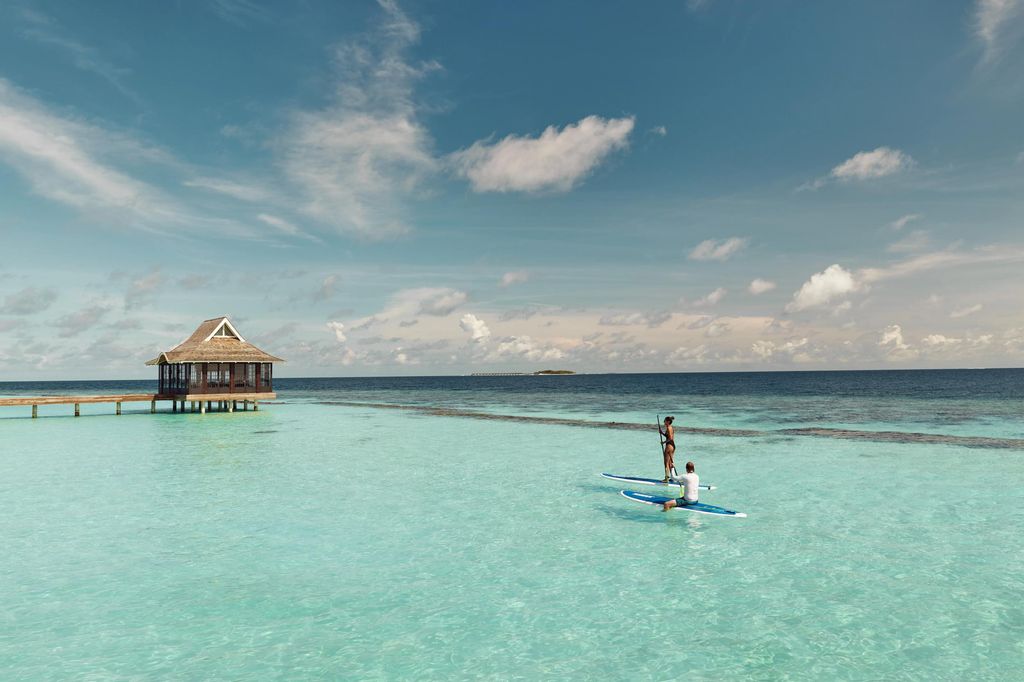 Paddle boarding is complimentary as part of an all inclusive package