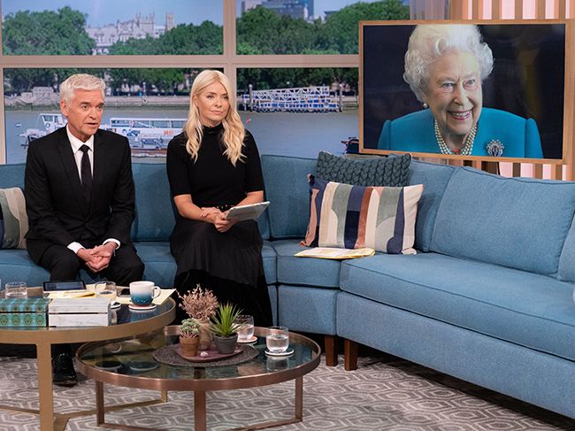 holly and phillip tribute to the queen