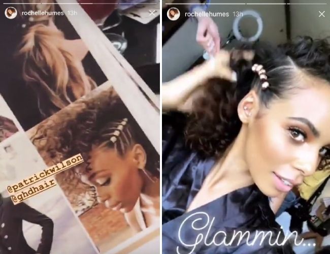 rochelle humes hair insta stories